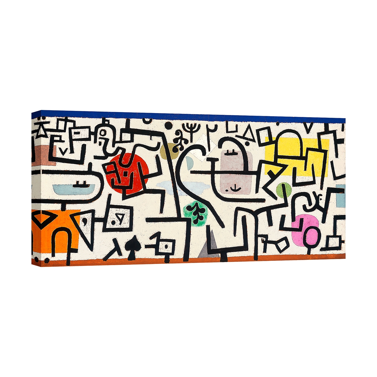 Quadro astrattista stampa su tela canvas Rich Harbour Paul Klee Promozione Quadro astrattista stampa su tela canvas Rich Harbour Paul Klee Promozione