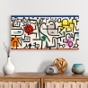 Quadro astrattista stampa su tela canvas Rich Harbour Paul Klee Vendita