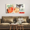Stampa su tela quadro astratto moderno Pop Love 1 Peter Winkel Vendita