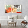 Stampa su tela quadro astratto moderno Pop Love 1 Peter Winkel Saldi
