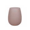 Set 6 bicchieri in vetro effetto ghiaccio 600ml Happy Hour Chocolate Offerta