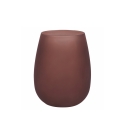 Set 6 bicchieri in vetro effetto ghiaccio 600ml Happy Hour Chocolate Catalogo