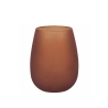 Set 6 bicchieri in vetro effetto ghiaccio 600ml Happy Hour Chocolate Scelta