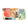 Quadro astratto cuori e cerchi stampa su tela Pop Love 2 Peter Winkel Offerta