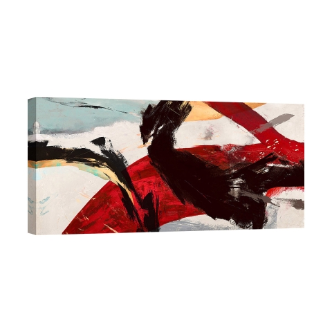 Stampa astratta moderna contemporanea su tela Ride the Tiger Jim Stone Promozione