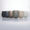 Set 6 bicchieri da tavola a goccia 600ml grigio Happy Hour Stones Vendita