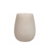 Set 6 bicchieri da tavola a goccia 600ml grigio Happy Hour Stones Saldi