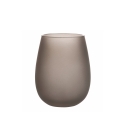 Set 6 bicchieri da tavola a goccia 600ml grigio Happy Hour Stones Sconti