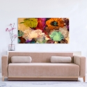 Quadro floreale astratto stampa su tela Floating Flowers Jim Stone Saldi