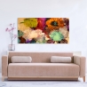 Quadro floreale astratto stampa su tela Floating Flowers Jim Stone Saldi