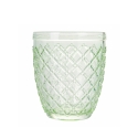 Set 6 bicchieri da tavola in vetro verde trasparente Castle Greenery Sconti