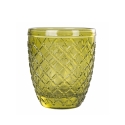Set 6 bicchieri da tavola in vetro verde trasparente Castle Greenery Scelta