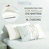 Federa singola in pura seta per cuscino 50x80cm bianco Savanna Vendita