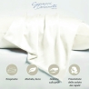 Federa singola in pura seta per cuscino 50x80cm bianco Savanna Offerta