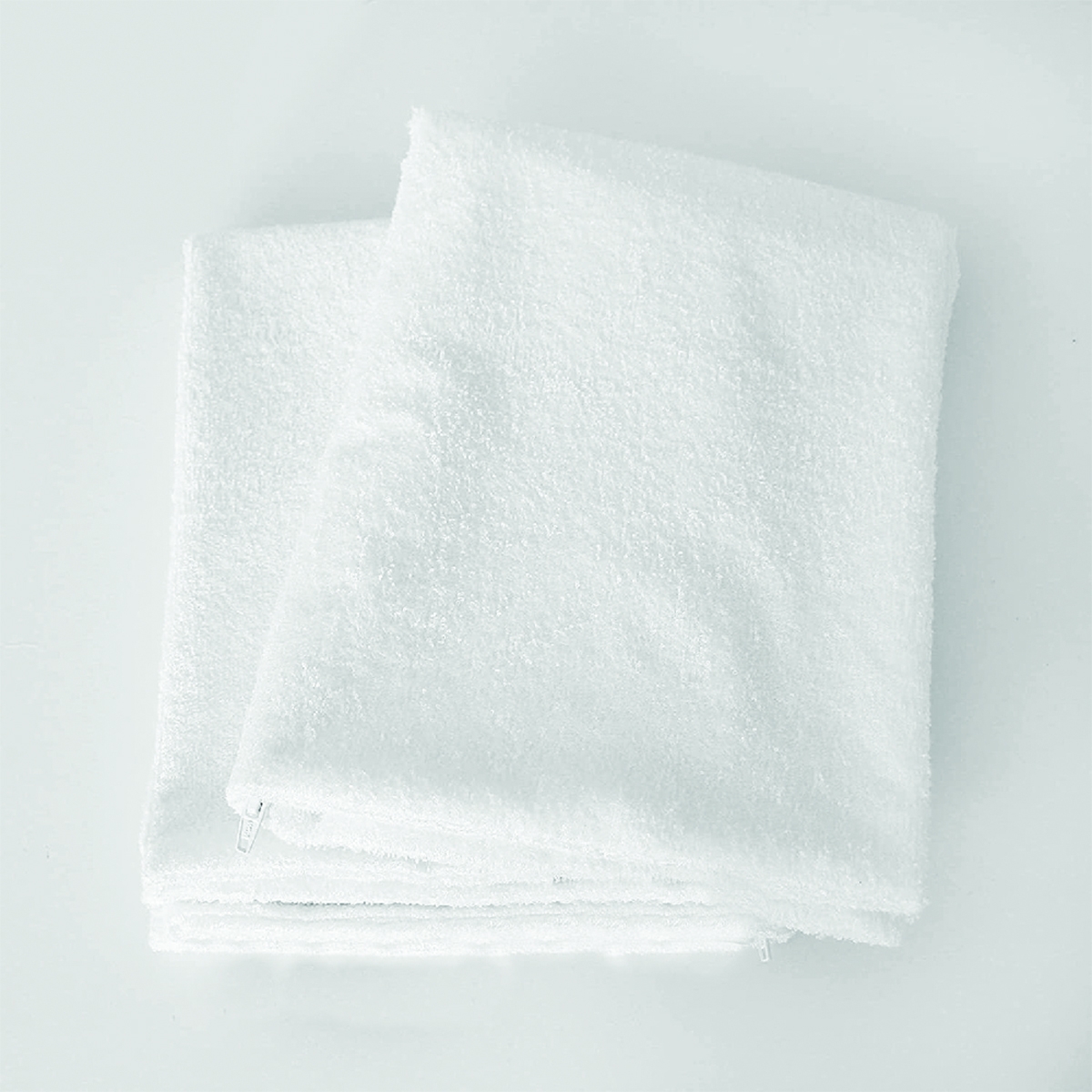 Set 2 federe copricuscino 50x80cm in cotone bianco con zip Dallas Promozione