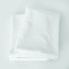 Set 2 federe copricuscino 50x80cm in cotone bianco con zip Dallas Promozione