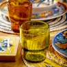 Set 6 bicchieri acqua in vetro multicolore artigianali Unico Daily Vendita