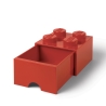 Contenitore portaoggetti a mattoncino LEGO Brick Drawer 4 bottoncini Misure