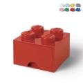 Contenitore portaoggetti a mattoncino LEGO Brick Drawer 4 bottoncini Promozione