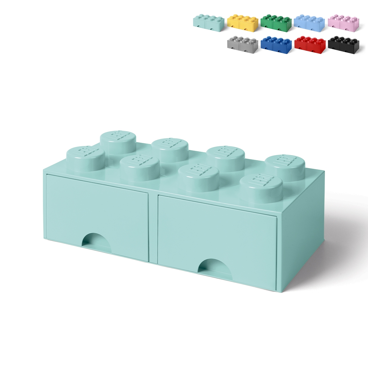 Contenitore a mattoncino con 2 cassetti LEGO Brick Drawer 8 bottoncini Offerta Contenitore a mattoncino con 2 cassetti LEGO Brick Drawer 8 bottoncini Offerta