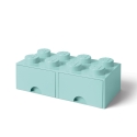 Contenitore a mattoncino con 2 cassetti LEGO Brick Drawer 8 bottoncini Costo