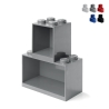 Scaffali contenitori modulari impilabili LEGO Brick Shelf Set 4+8 Offerta