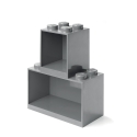 Scaffali contenitori modulari impilabili LEGO Brick Shelf Set 4+8 Saldi