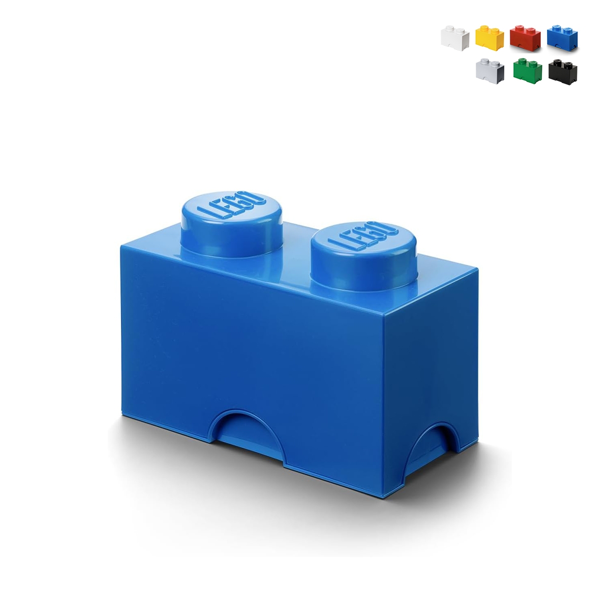 Contenitore rettangolare a mattoncino impilabile LEGO Brick 2 bottoncini Acquisto