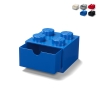 Contenitore portaoggetti con cassetto LEGO Desk Drawer 4 bottoncini Promozione