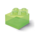 Contenitore trasparente con coperchio LEGO Brick 4 bottoncini Stock