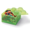 Contenitore trasparente con coperchio LEGO Brick 4 bottoncini Vendita