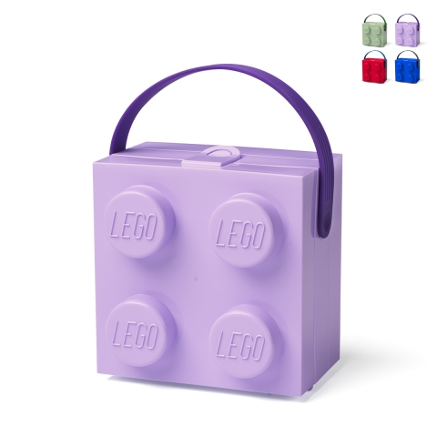 Contenitore porta merenda con maniglia per bambini LEGO Lunch Box Promozione