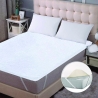Coprimaterasso per letto singolo 90x200cm impermeabile bianco Huston Vendita