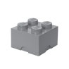 Contenitore quadrato impilabile a mattoncino LEGO Brick 4 bottoncini Vendita
