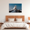 Quadro fotografico stampa su tela Lighthouse in the Mediterranean Sea Saldi