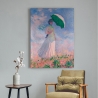 Quadro stampa su tela canvas Donna con il parasole Claude Monet Saldi