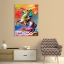 Quadro pop moderno stampa su tela Napoleon 2.0 di Eric Chestier Vendita