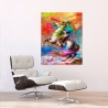 Quadro pop moderno stampa su tela Napoleon 2.0 di Eric Chestier Saldi