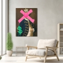 Stampa su tela canvas quadro pop moderno The Duke di Eric Chestier Vendita