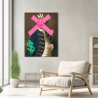 Stampa su tela canvas quadro pop moderno The Duke di Eric Chestier Vendita