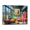Stampa su tela quadro pop art Surrealofts Milano Gerard Madau Promozione