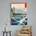 Quadro giapponese stampa su tela Sea at Satta, 1858 Hiroshige Saldi