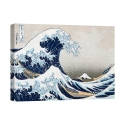 Quadro stampa su tela The Great Wave off Kanagawa Hokusai Grande Onda Promozione