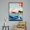 Stampa su tela paesaggio di montagna e mare Monte Fuji Hokusai Kanagawa Vendita