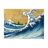 Quadro stampa su tela La grande onda di Kanagawa Hokusai Offerta