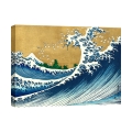 Quadro stampa su tela La grande onda di Kanagawa Hokusai Promozione