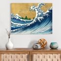 Quadro stampa su tela La grande onda di Kanagawa Hokusai Vendita