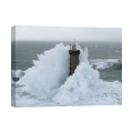 Stampa su tela faraglione sotto tempesta Phare de Kéréon Jean Guichard Promozione