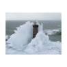 Stampa su tela faraglione sotto tempesta Phare de Kéréon Jean Guichard Offerta