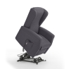 Poltrona relax in tessuto 2 motori con ruote e lift alzapersona Trilly Vendita